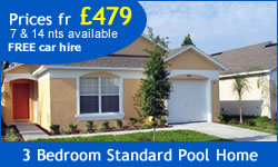 3 Bedroom Standard Pool Home
